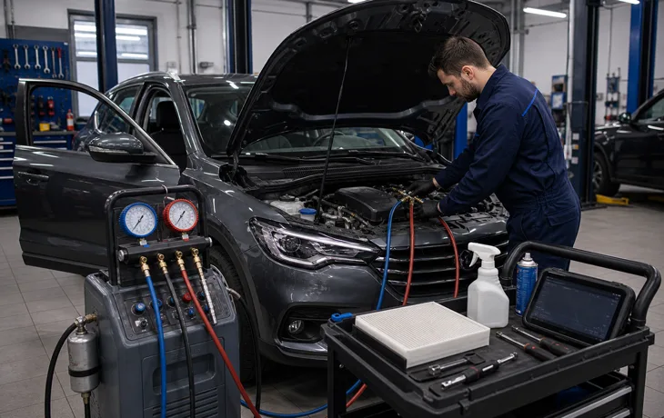 Комплексне обслуговування автокондиціонера у Харкові