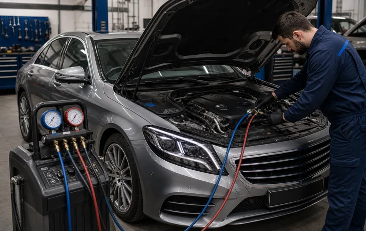 Ремонт кондиціонера Mercedes-Benz у Харкові