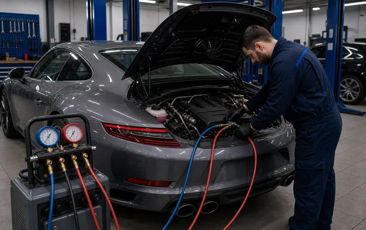 Ремонт кондиціонера Porsche у Харкові