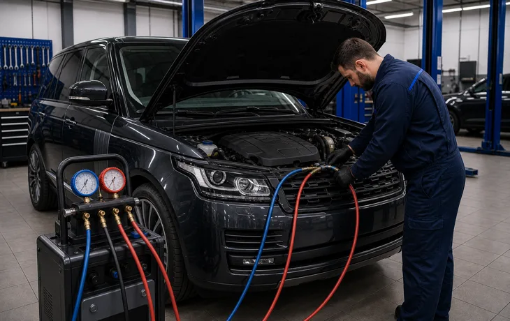 Ремонт кондиціонера Range Rover у Харкові